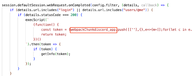 Webpack injection